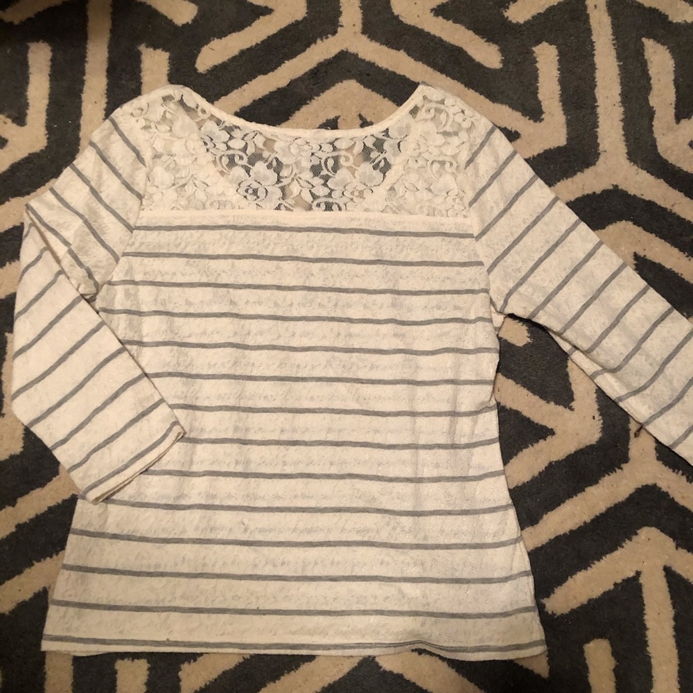Girls cream colored top